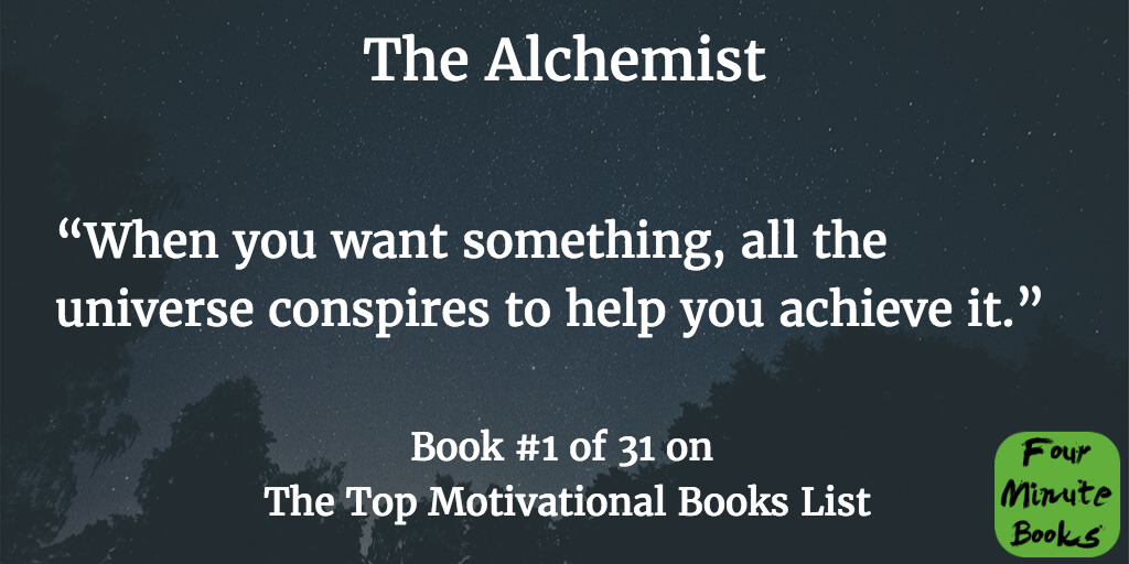 Top Motivational Books Quote 1 - The Alchemist