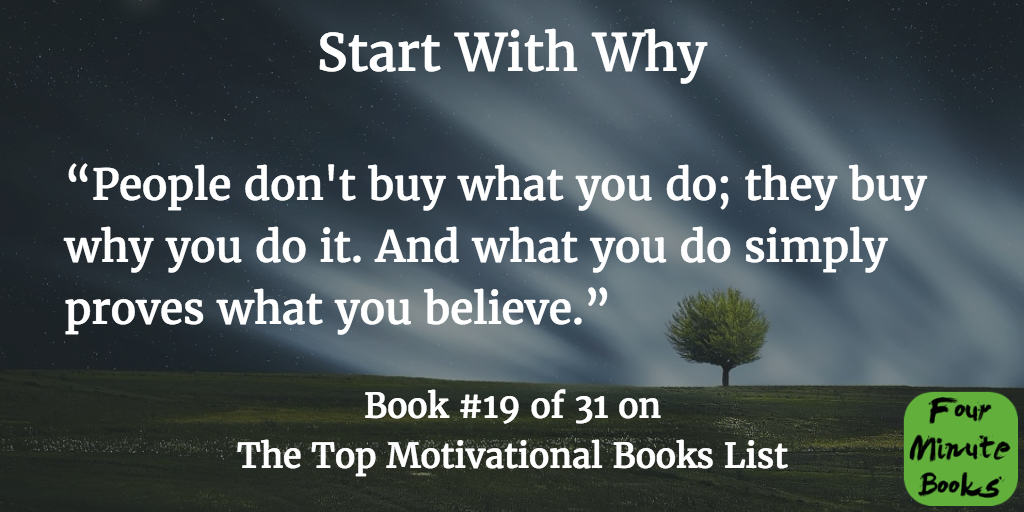 Top Motivational Books Quote 19 - Start With Why
