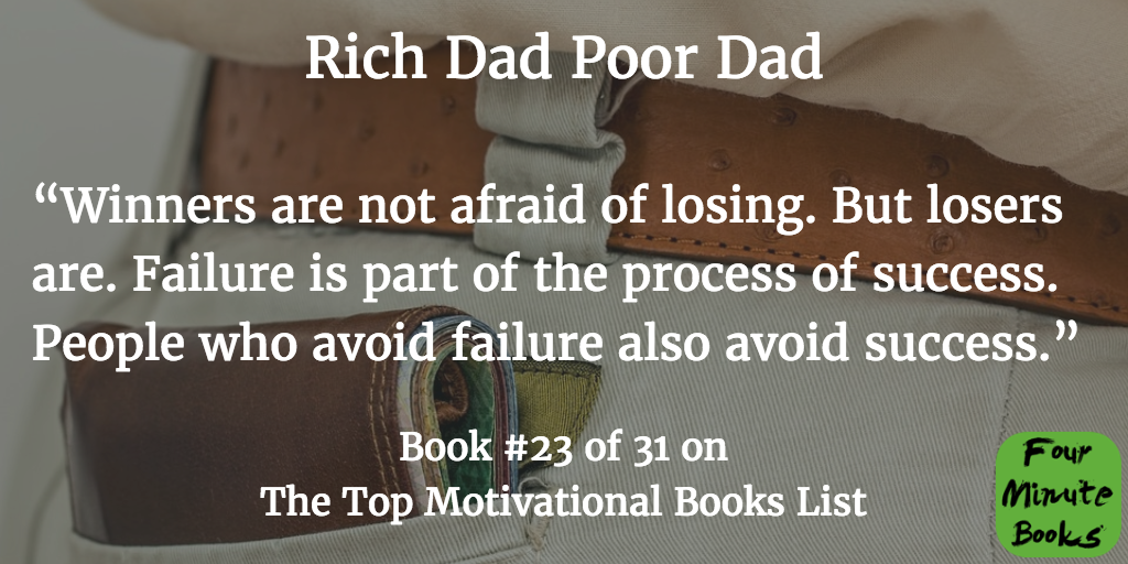 Top Motivational Books Quote 23 - Rich Dad Poor Dad