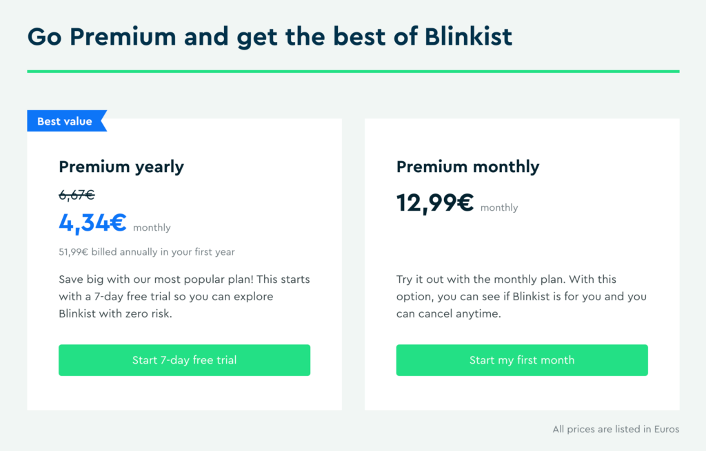 Blinkist Discount Code 2022