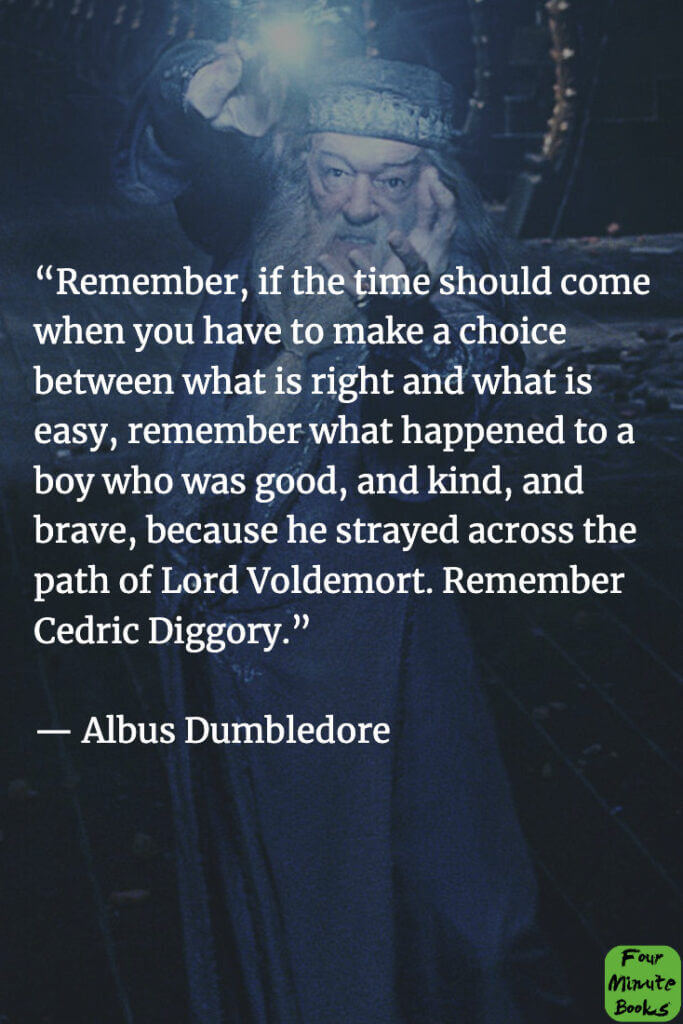 21 Albus Dumbledore Quotes About Character, Kindness, and Magic #17