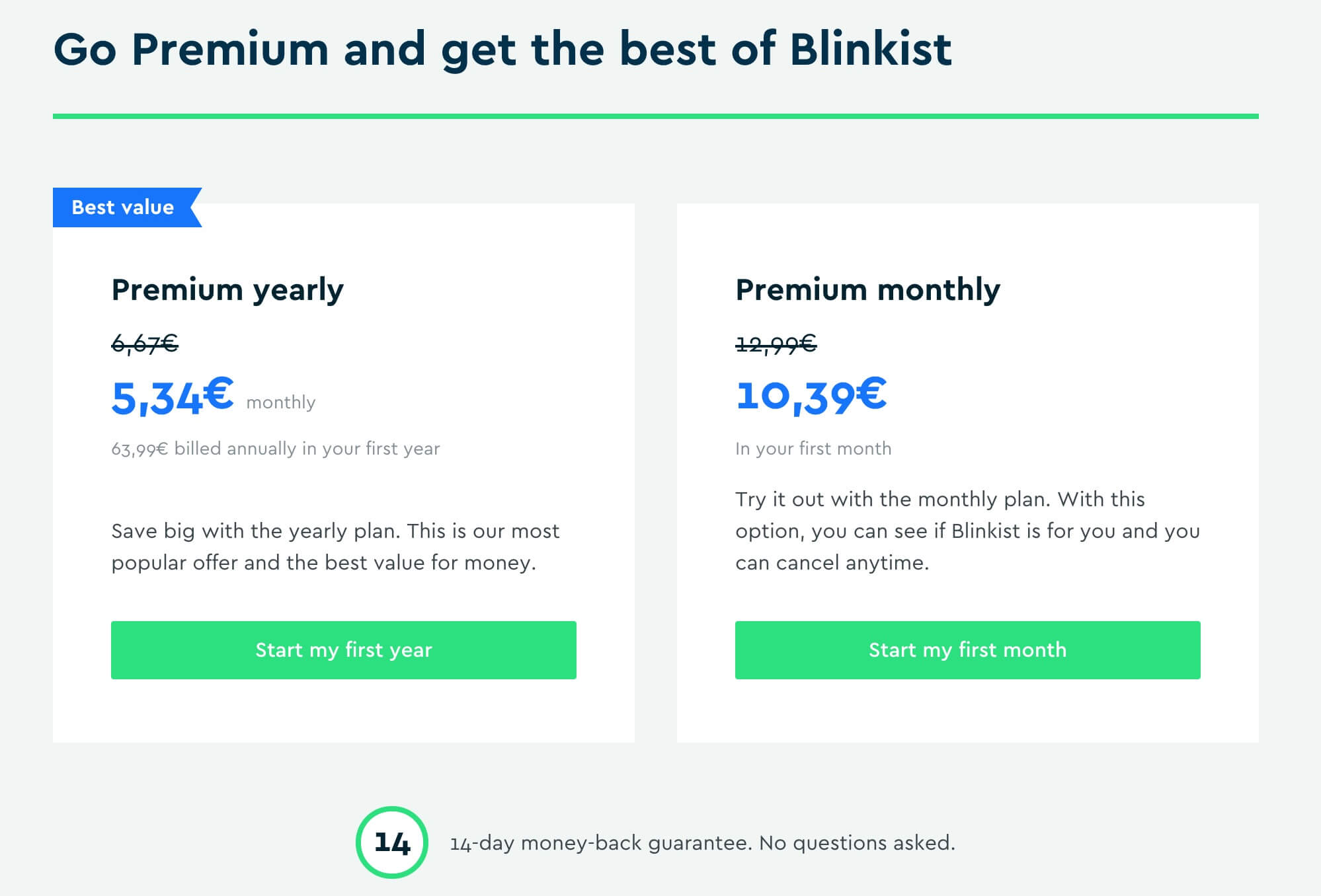 Start trial. Блинкист. Приложение yearly Premium что это. Blinkist logo. Blinkist приложения.