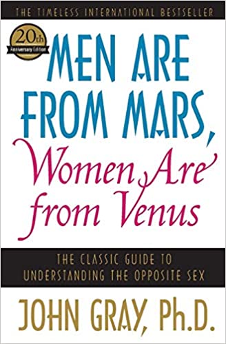 Men Are From Mars Women Are From Venus Book Cover (Best Books on Psychology About Love And Relationships)