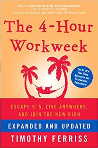 The 4-Hour Workweek Book Cover (Best Self Help Books for Business)