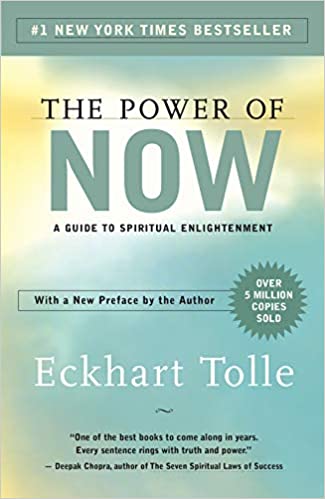 The Power of Now Book Cover (Best Self Help Books About Mindfulness)