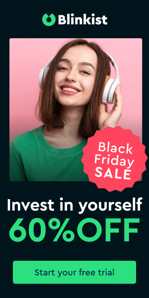 Blinkist Black Friday Discount Code Coupon 2022 (60% Off) 
