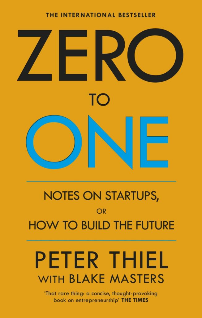 Peter Thiel Books 2: Zero to One