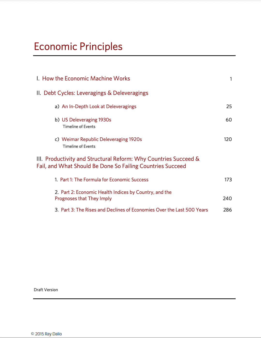 Ray Dalio Books #1: Economic Principles