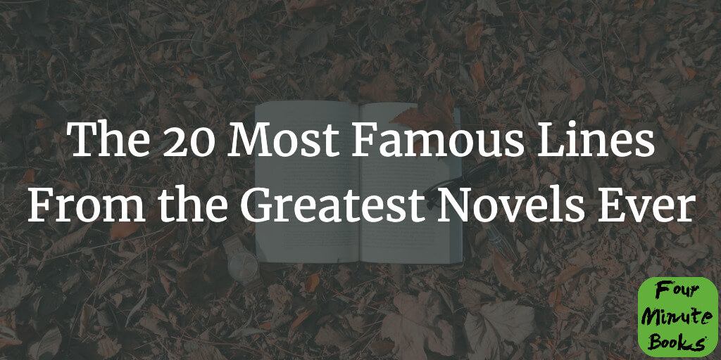 The 20 Most Famous Lines From the Greatest Novels of All Time Cover